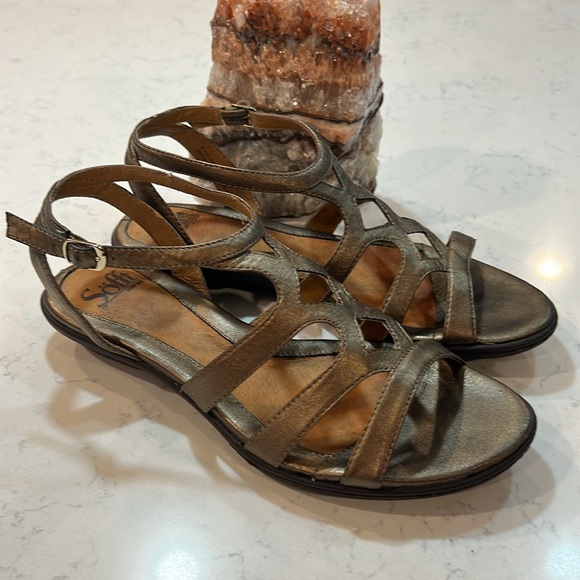 Sofft bronze comfort sandals, size 8 - Picture 1 of 16